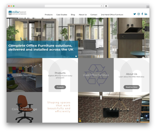 WordPress theme Sponge Press - millarwest.co.uk