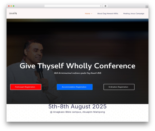 Streamit extensions WordPress plugin - givethyselfwhollyconference.com
