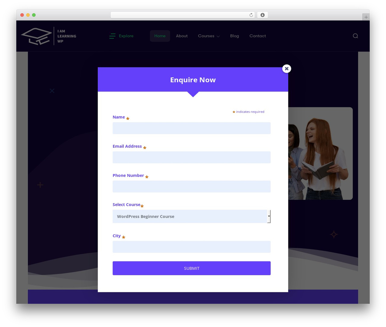 WordPress theme Educrat - iamlearningwp.com