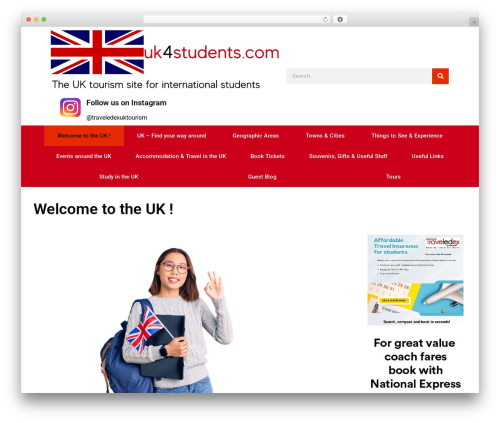 Ukcountieshtmlmap WordPress plugin - uk4students.com