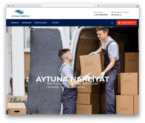 WordPress theme logzee - aytunanakliyat.com
