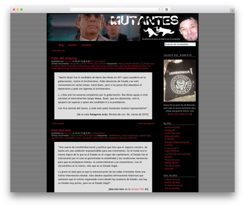 WordPress theme Pool - mutantes.com.ar/blog