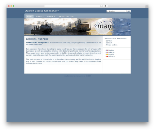 WordPress website theme Partnerprogramm - marketaccessmanagement.fr