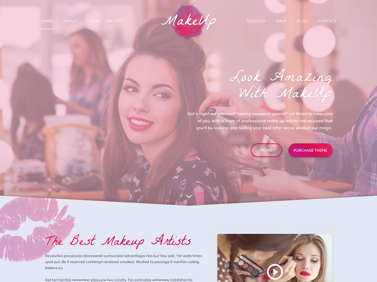 WP Makeup theme WordPress WP Makeup theme WordPress