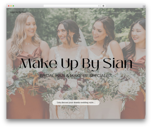 Brooklyn best wedding WordPress theme - makeupbysian.co.uk