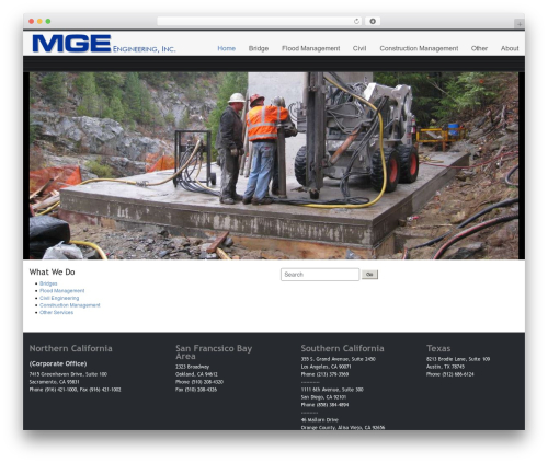 Celestial WordPress theme design - mgeeng.com