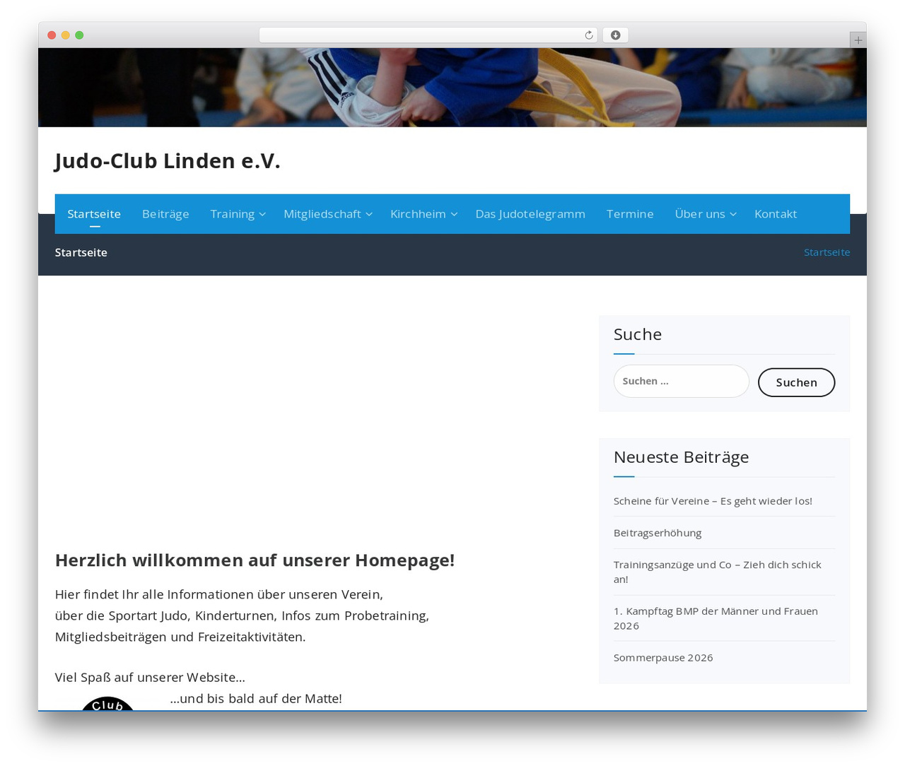 Fabify theme WordPress - judo-club-linden.de