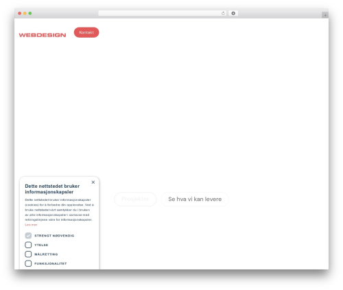 Fredweb WordPress theme - www.fredrikstadwebdesign.no