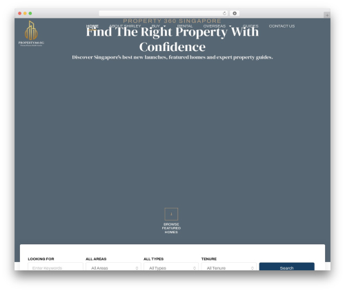 Hello Elementor theme WordPress - property360.sg