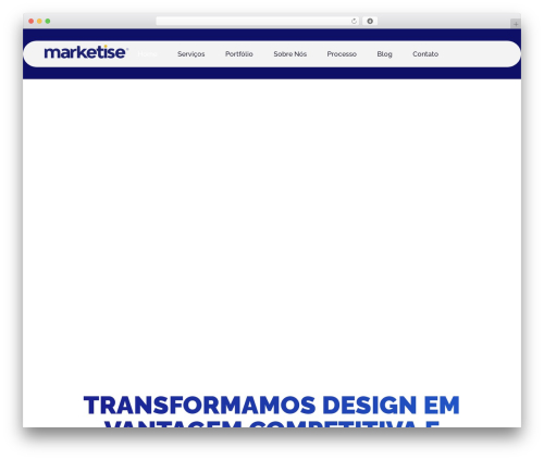 Hello Elementor theme WordPress - marketise.com.br