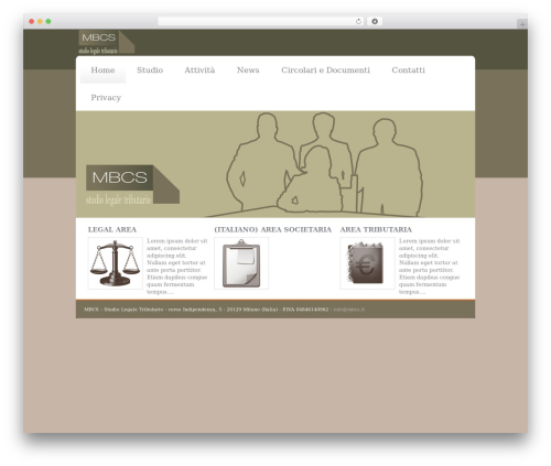 InterPhase WordPress theme - mbcs.it