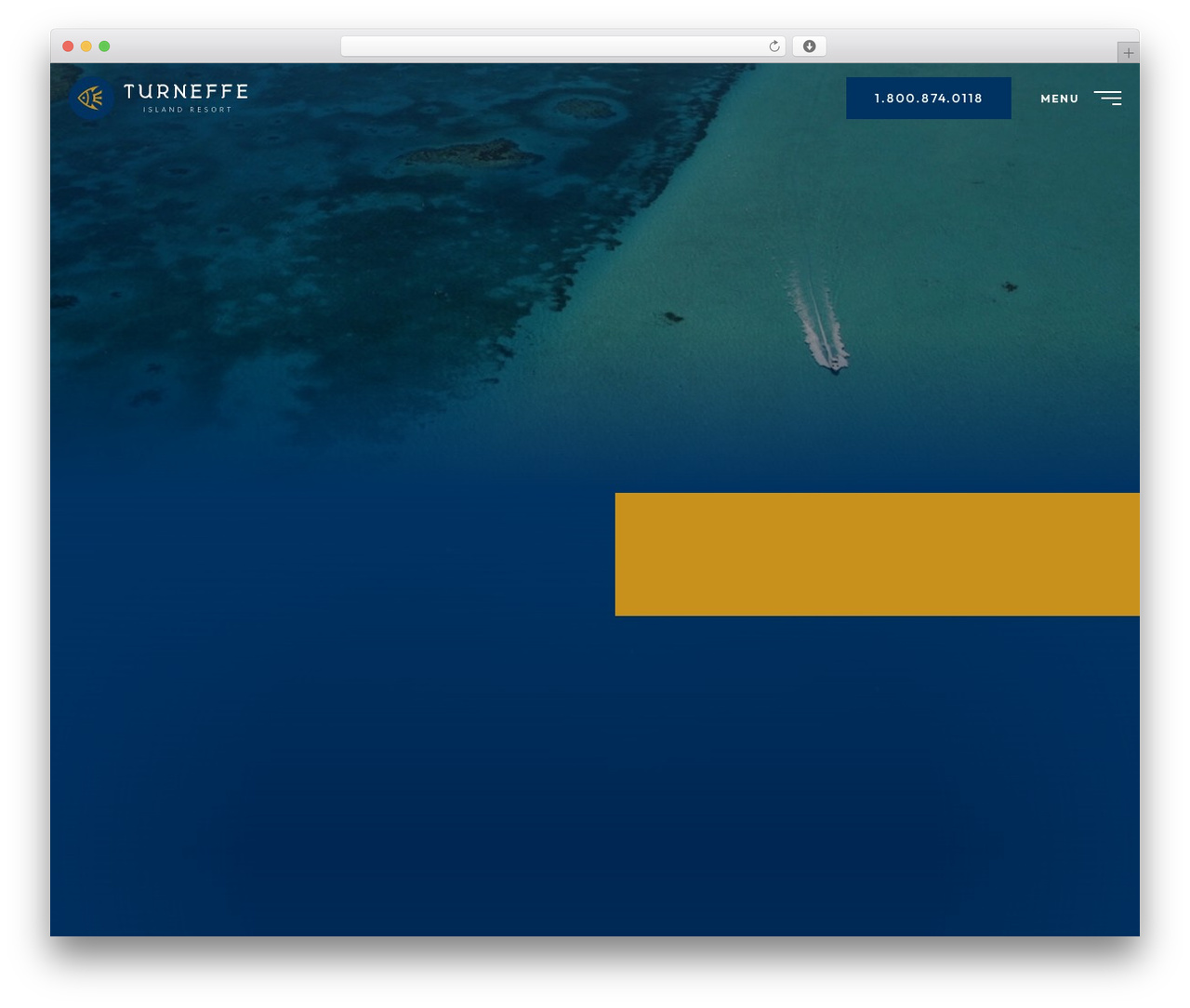 Kicks WordPress theme - turnefferesort.com