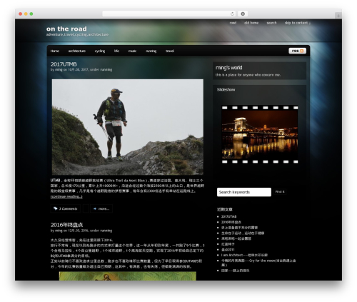 Pixel WordPress theme design - mingarch.com