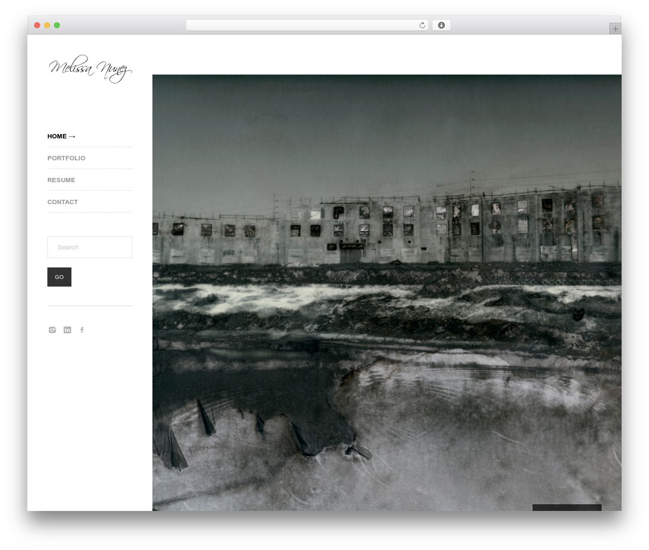 Raw WordPress video theme - melnunez.com