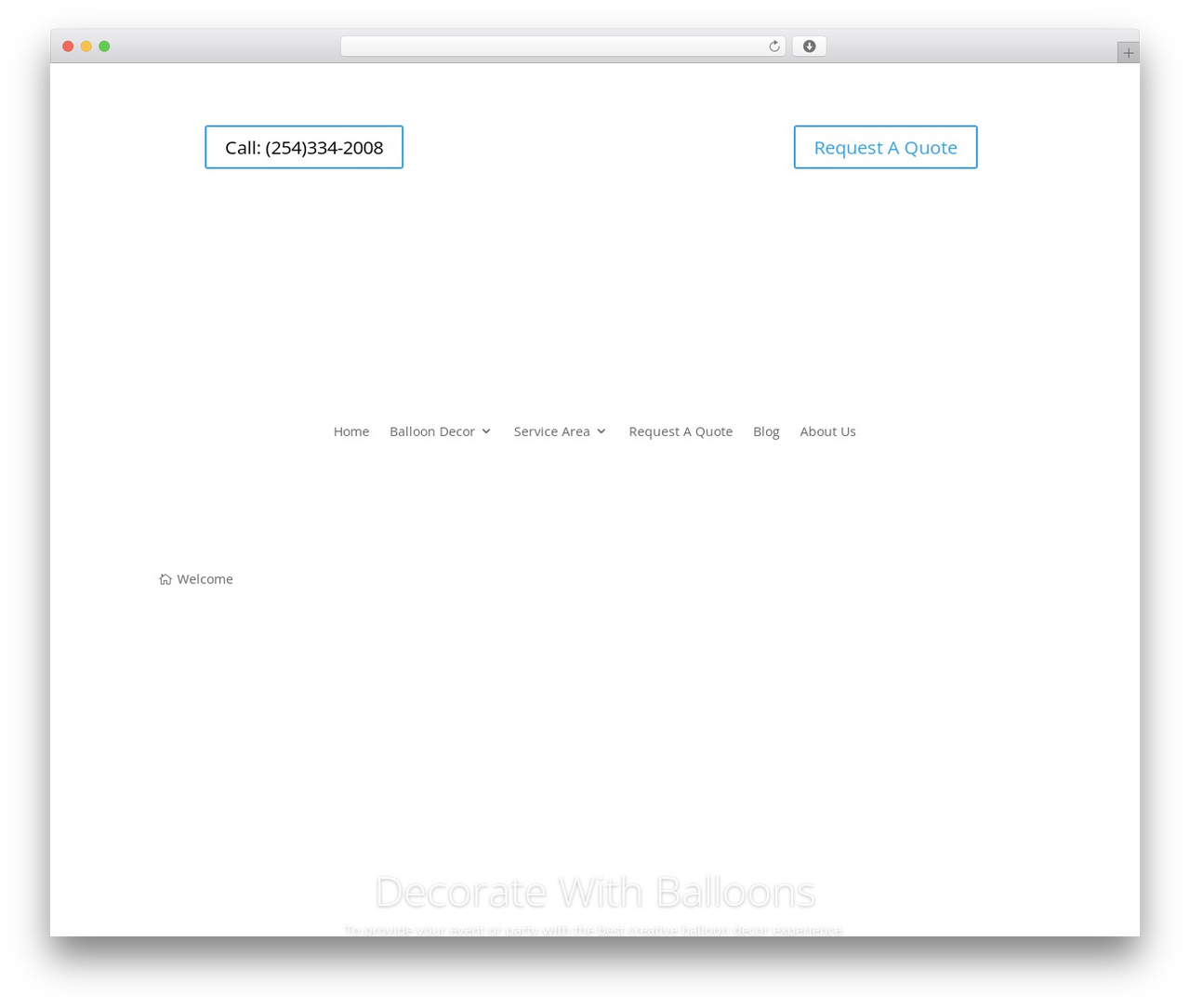 Theme WordPress Divi - decoratewithballoons.com