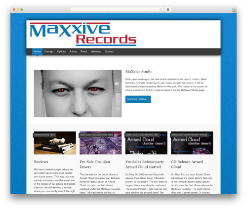 WordPress theme Expound - maxxiverecords.com