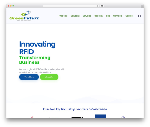 WordPress theme Panda - greenfuturz.com