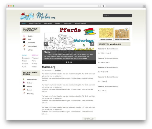 CoolMax WordPress theme - malen.org