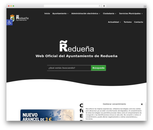 Divi theme WordPress - www.reduena.com