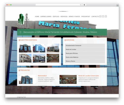 Edificios Maria Fernanda theme WordPress - mariafernandainmobiliaria.com