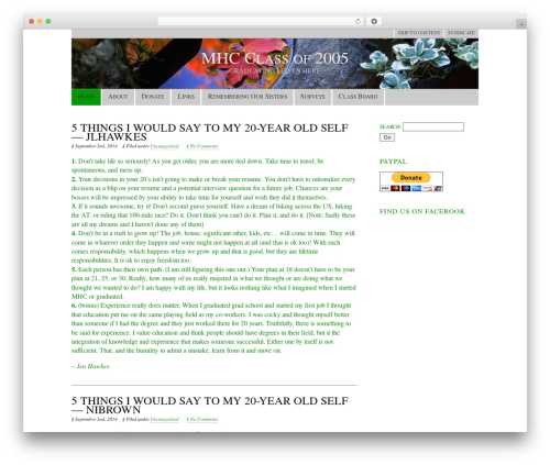 Hanami WordPress theme - mhc2005.org