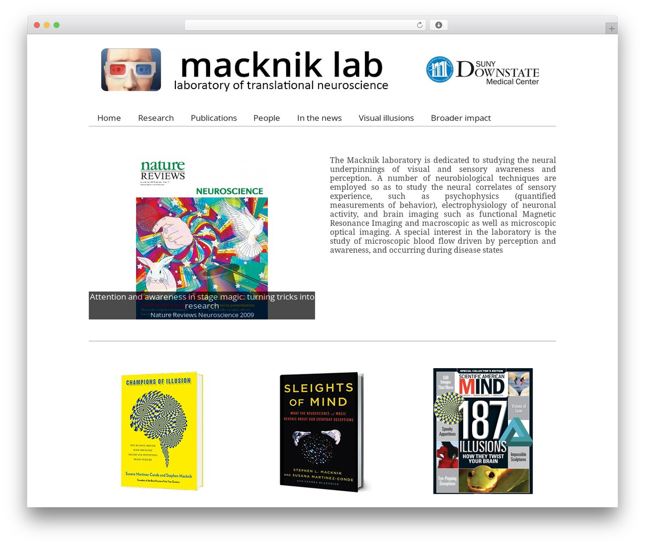 PressWork WordPress website theme - macknik.neuralcorrelate.com