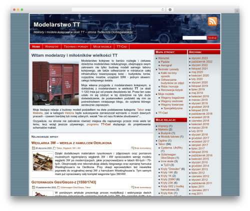 tt theme WordPress - modelarstwott.pl