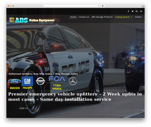 You best WordPress theme - abspoliceequipment.com