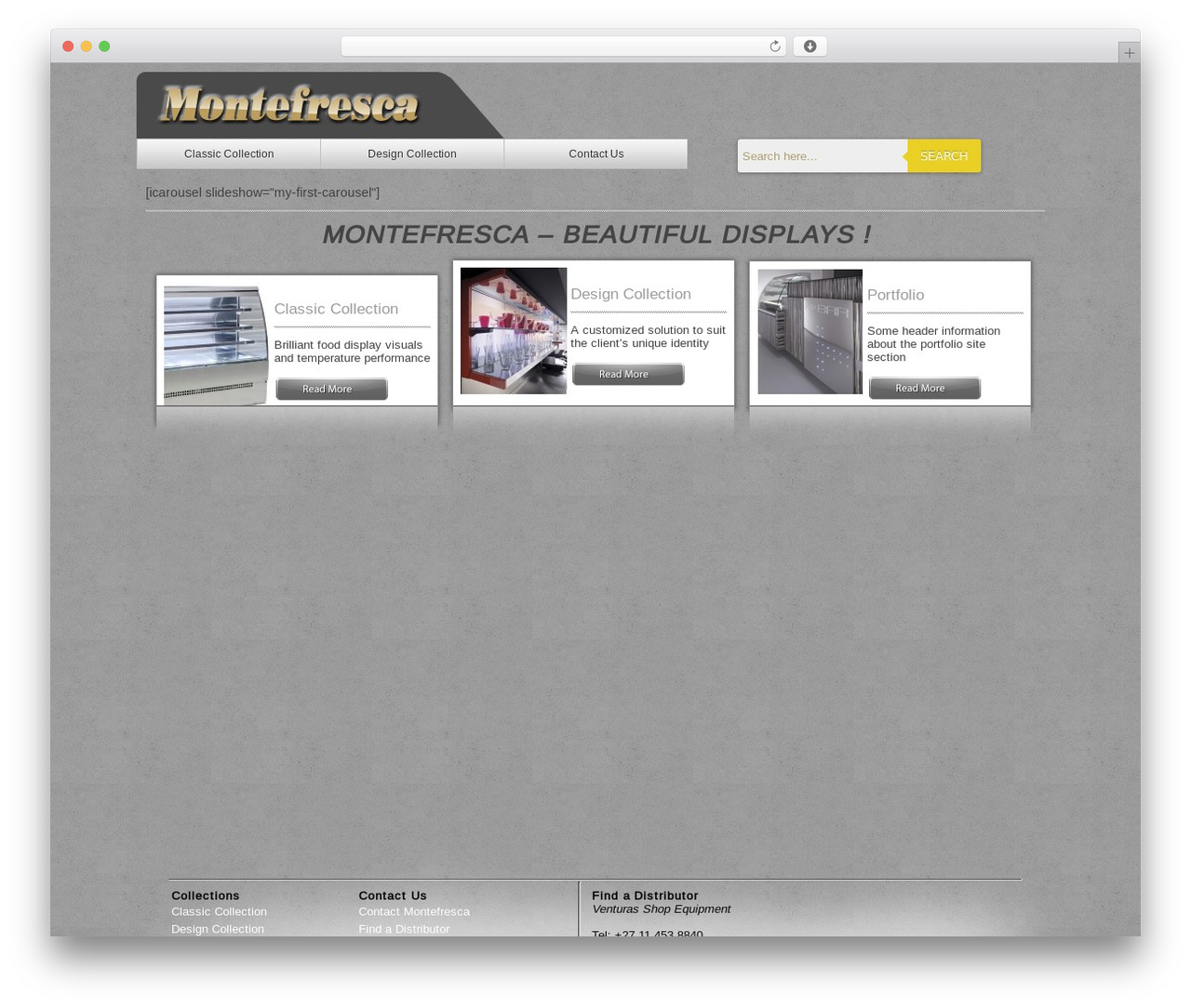 monte WordPress theme - montefresca.com