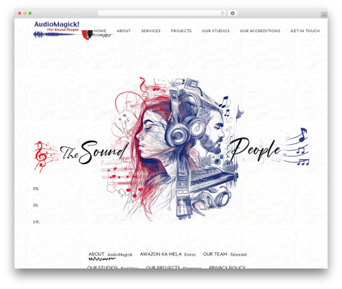 Munich WordPress theme - audiomagick.net