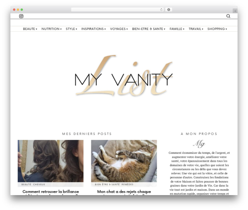 Ad ace WordPress plugin - myvanitylist.com