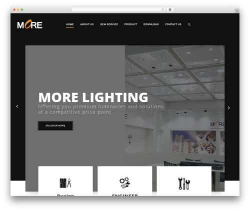 Theme WordPress Porto - morelighting.com