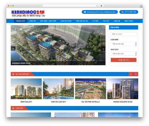 Theme WordPress ghv-theme - kenhdiaoc24h.com.vn