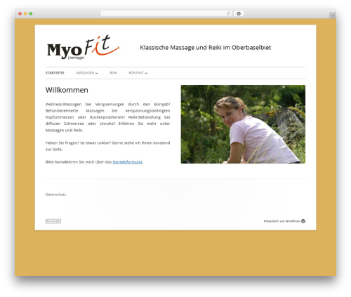 Tiny Forge WordPress theme - myofit.ch