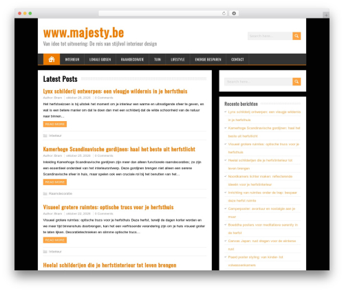 WordPress theme BrickYard - majesty.be