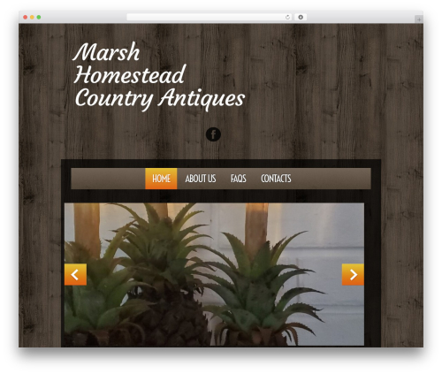 WordPress theme cherry - marshhomesteadantiques.com