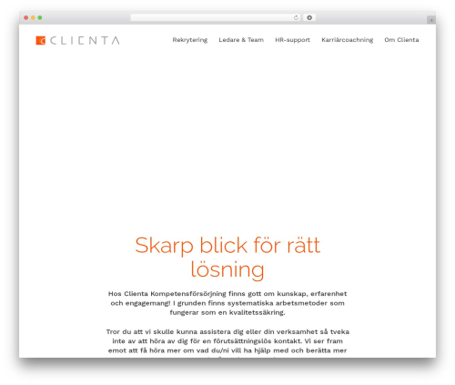 Section block WordPress plugin - clienta.se