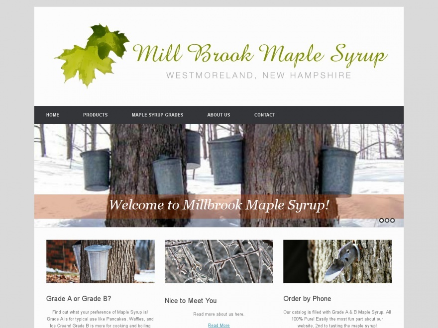 WordPress theme Millbrook