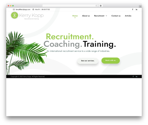 Yoku company WordPress theme - kerrykopp.com