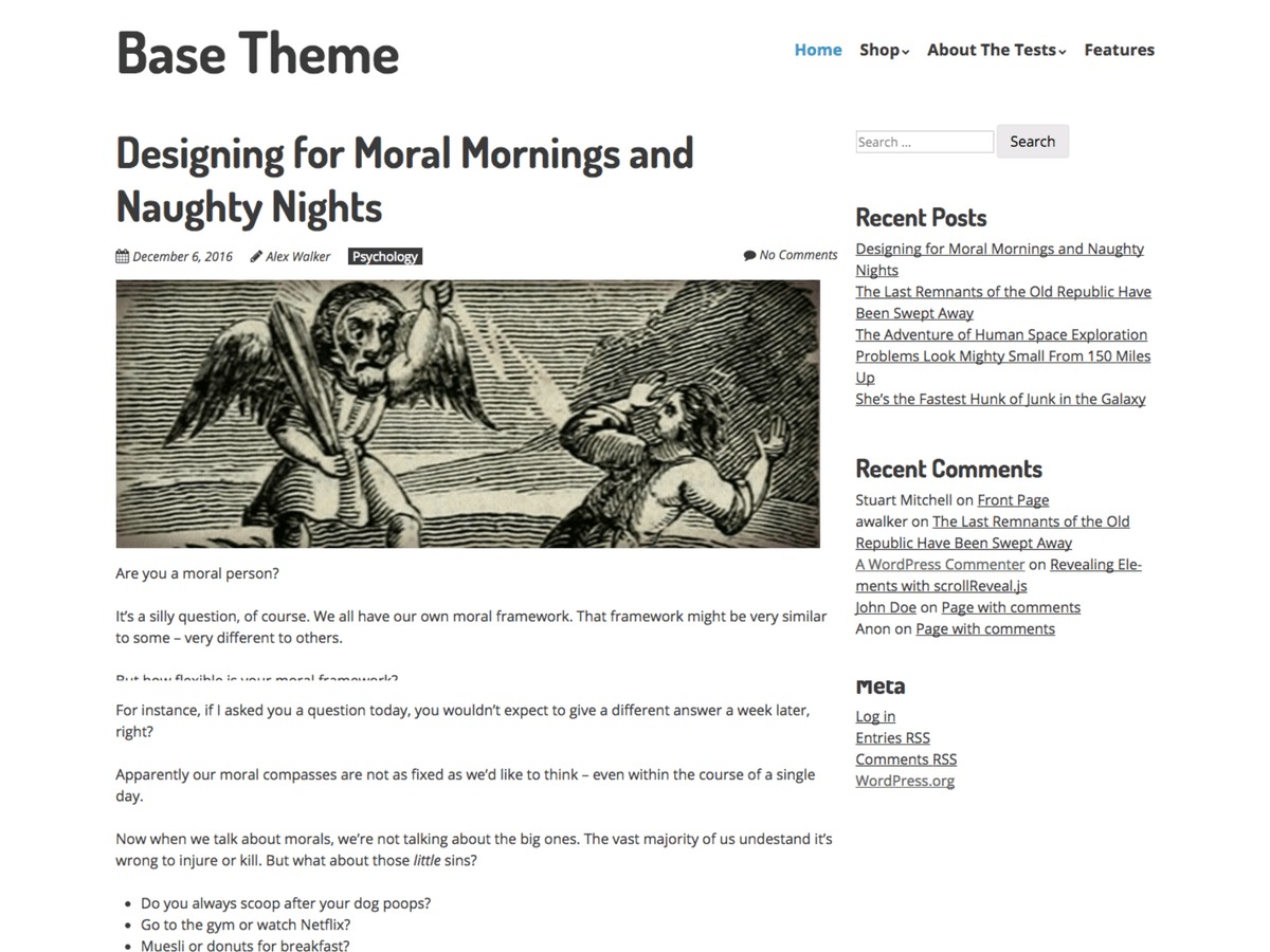Addictive theme WordPress by Sitepoint