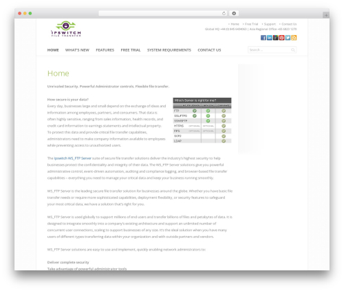 Best WordPress theme Switch - wsftpserver.co.uk