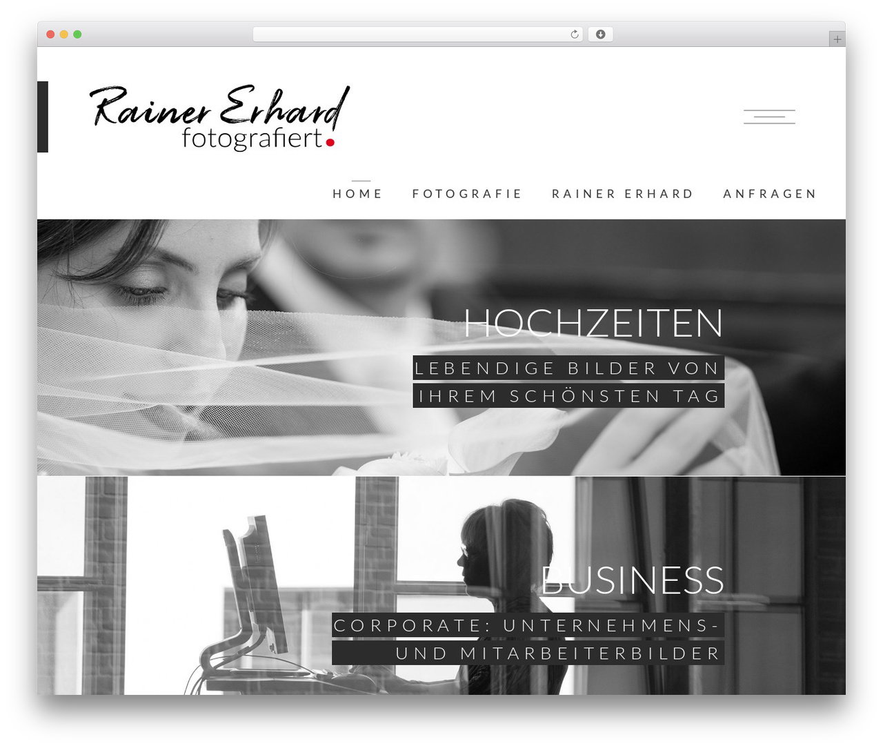 Bootstrap Theme for Wordpress WordPress theme - rainer-erhard.de