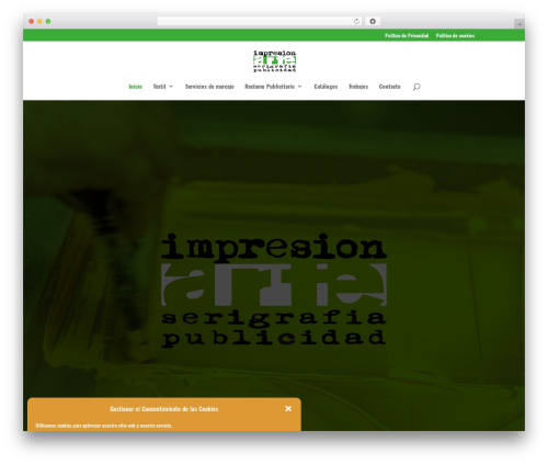 Divi WordPress website theme - impresion-arte.com