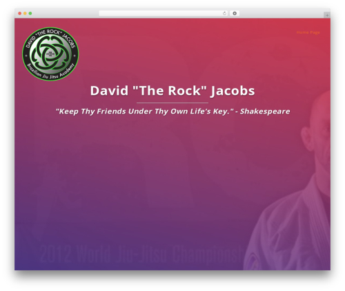 Featuredlite WordPress theme - therockbjj.com