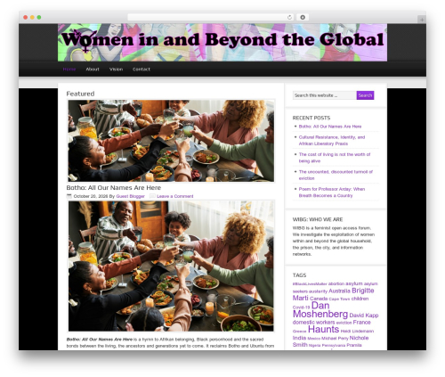 Social WordPress plugin - womeninandbeyond.org