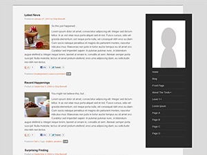 Go Daddy Profile WordPress page template