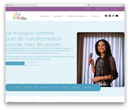 Hello Elementor theme WordPress - jeunesmusiciensdumonde.org