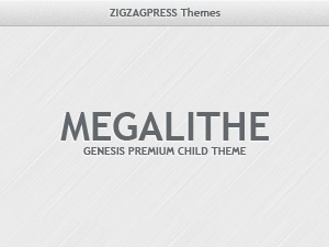 Megalithe theme WordPress by zigzagpress