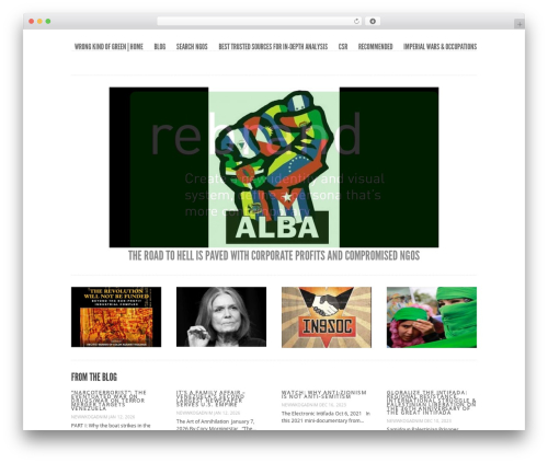Purity WordPress theme - wrongkindofgreen.org