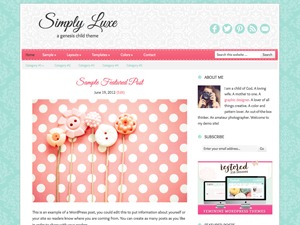 Simply Luxe Child Theme WordPress theme design by Restored 316 Designs